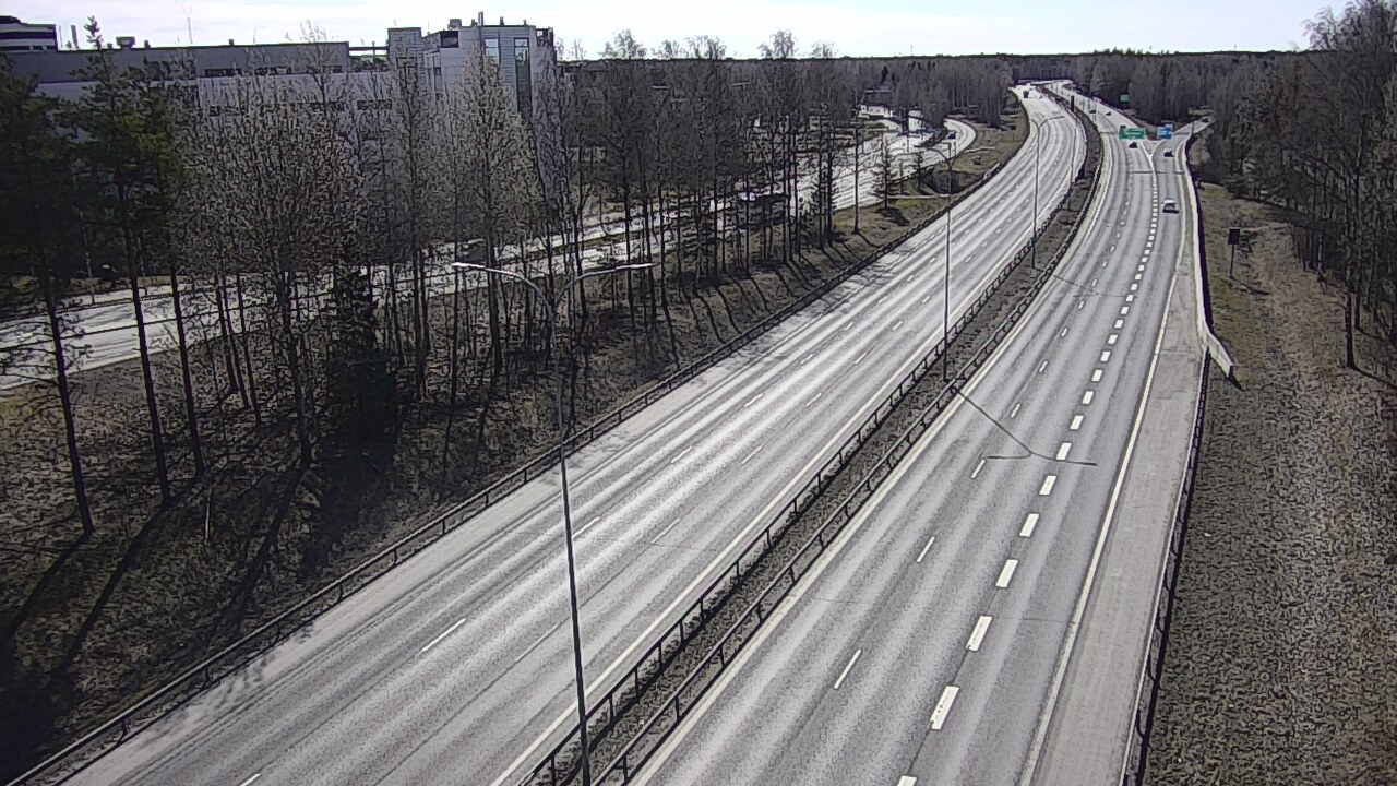 Weather Camera Image Väg 4 Uleåborg, Kontinkangas, Oulu, Pohjois-Pohjanmaa