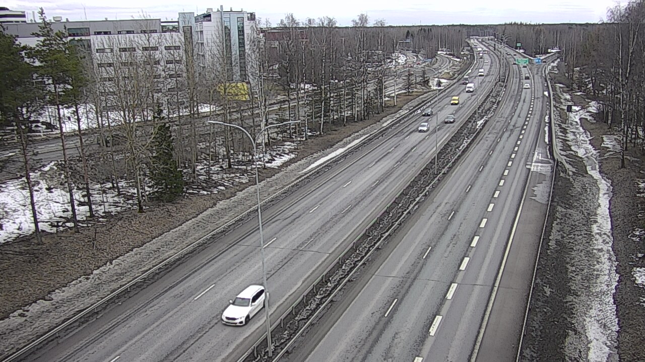 Weather Camera Image Road 4 Oulu, Kontinkangas, Oulu, Pohjois-Pohjanmaa
