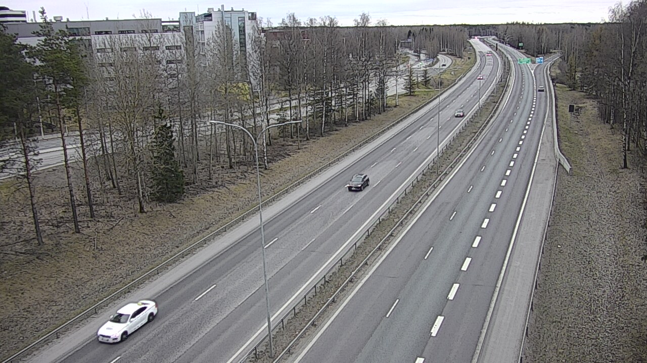 Weather Camera Image Road 4 Oulu, Kontinkangas, Oulu, Pohjois-Pohjanmaa