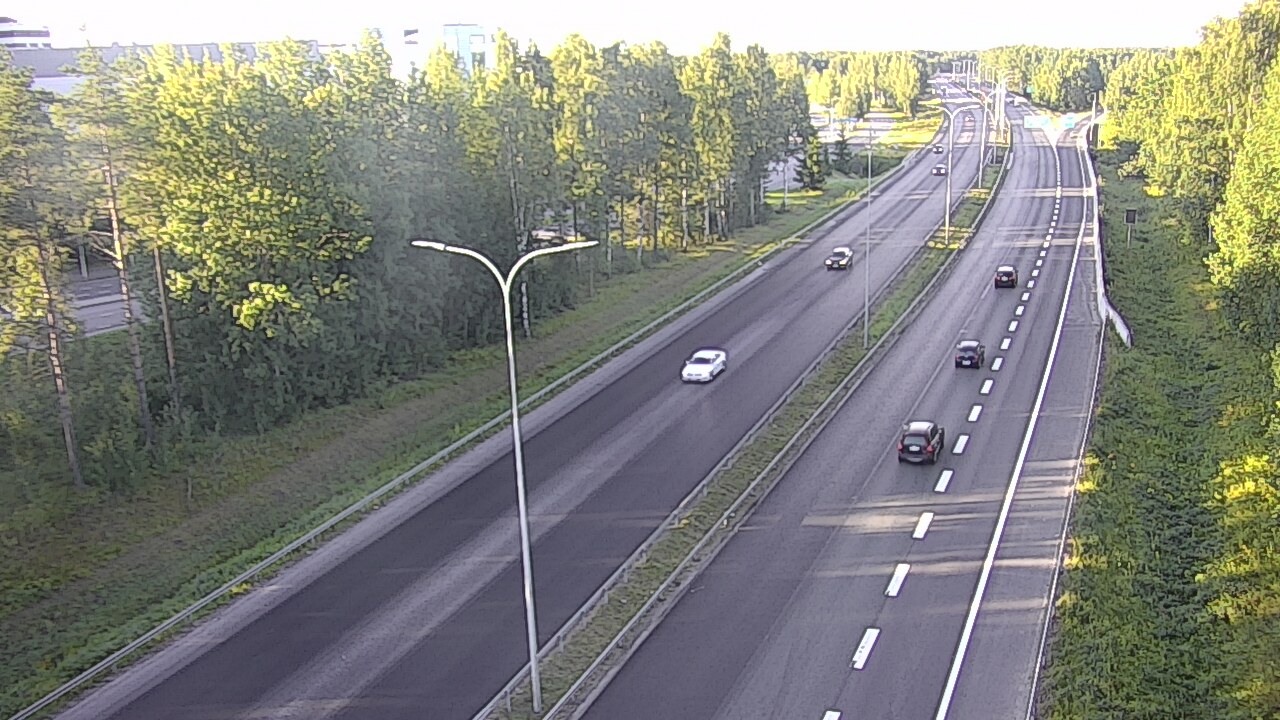 Weather Camera Image Road 4 Oulu, Kontinkangas, Oulu, Pohjois-Pohjanmaa