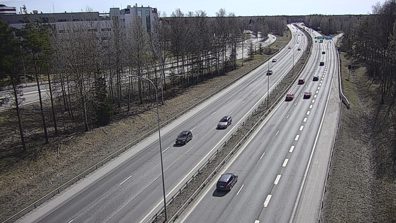 Weather Camera Image Väg 4 Uleåborg, Kontinkangas, Oulu, Pohjois-Pohjanmaa