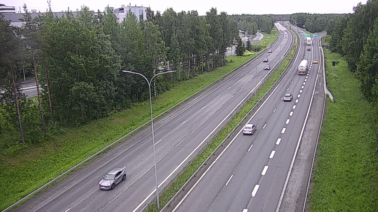 Kelikamerat Kuva Tie 4 Oulu, Kontinkangas, Oulu, Pohjois-Pohjanmaa