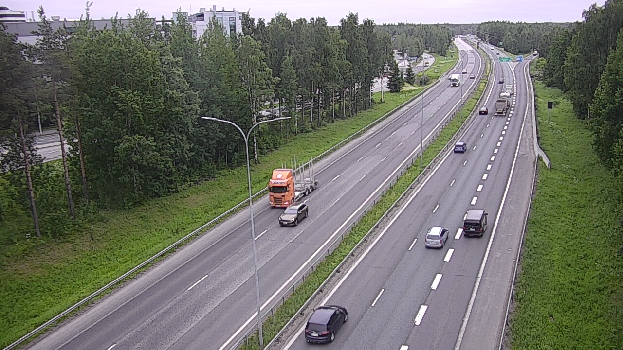 Kelikamerat Kuva Tie 4 Oulu, Kontinkangas, Oulu, Pohjois-Pohjanmaa