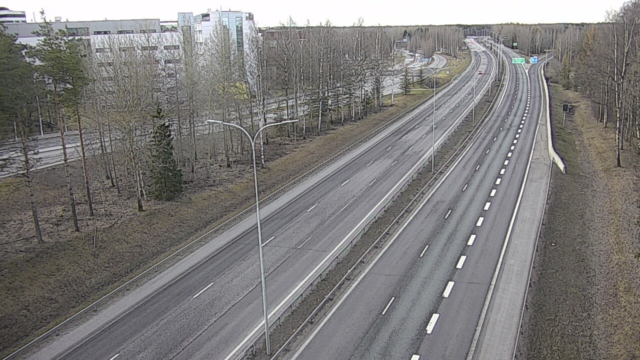 Weather Camera Image Väg 4 Uleåborg, Kontinkangas, Oulu, Pohjois-Pohjanmaa