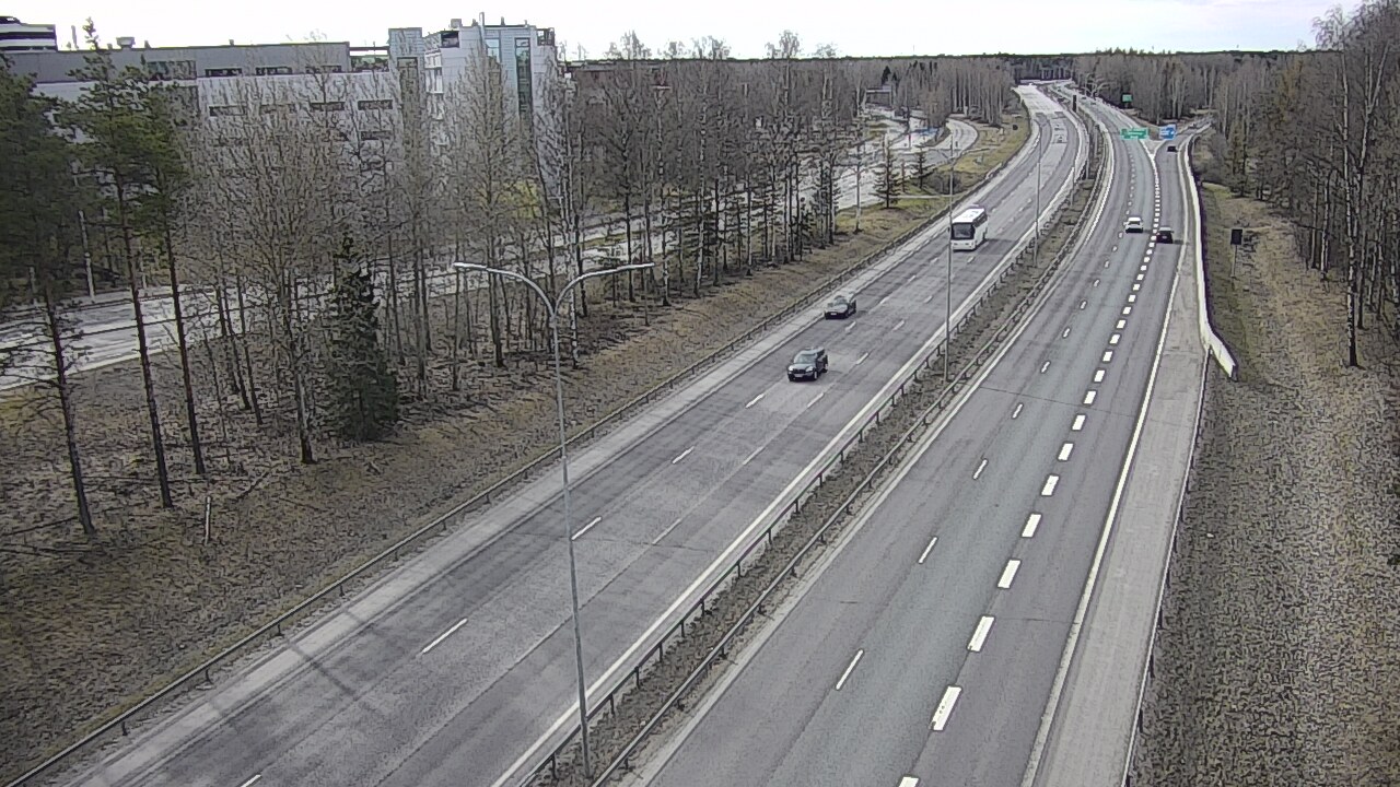 Weather Camera Image Väg 4 Uleåborg, Kontinkangas, Oulu, Pohjois-Pohjanmaa