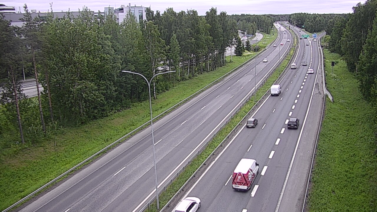 Weather Camera Image Road 4 Oulu, Kontinkangas, Oulu, Pohjois-Pohjanmaa