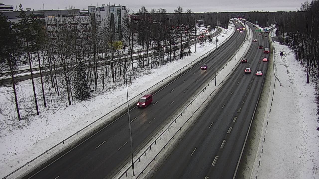 Weather Camera Image Road 4 Oulu, Kontinkangas, Oulu, Pohjois-Pohjanmaa