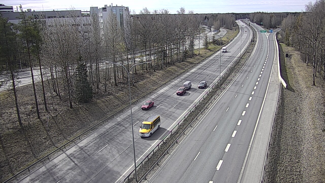 Weather Camera Image Road 4 Oulu, Kontinkangas, Oulu, Pohjois-Pohjanmaa