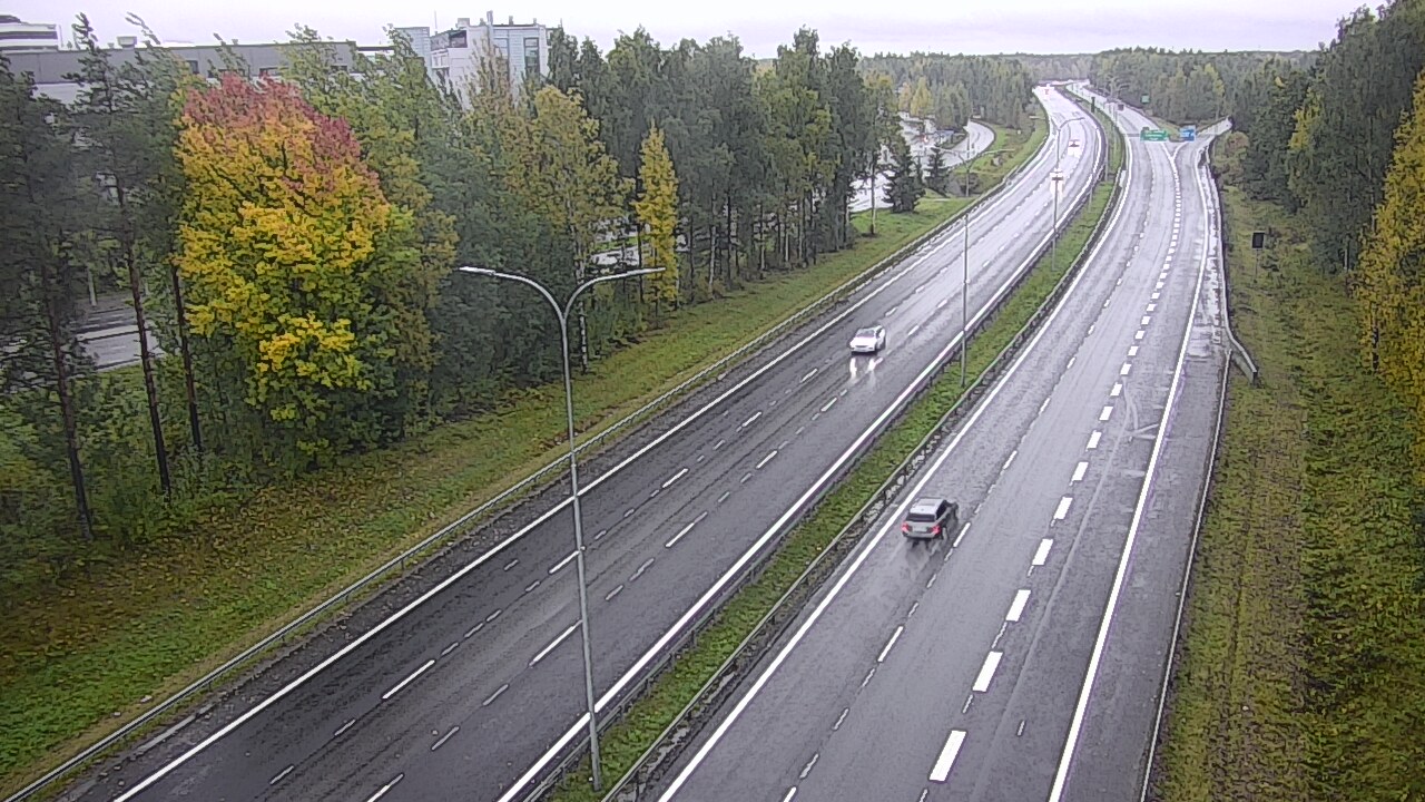 Weather Camera Image Road 4 Oulu, Kontinkangas, Oulu, Pohjois-Pohjanmaa