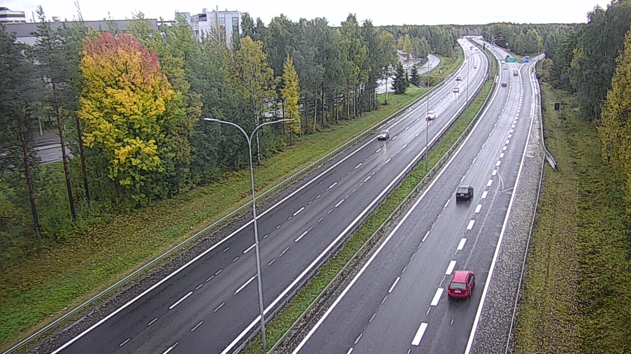 Weather Camera Image Road 4 Oulu, Kontinkangas, Oulu, Pohjois-Pohjanmaa