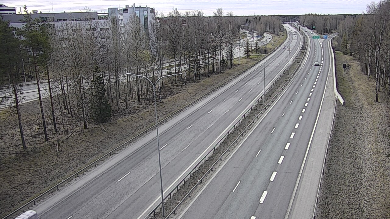 Weather Camera Image Road 4 Oulu, Kontinkangas, Oulu, Pohjois-Pohjanmaa