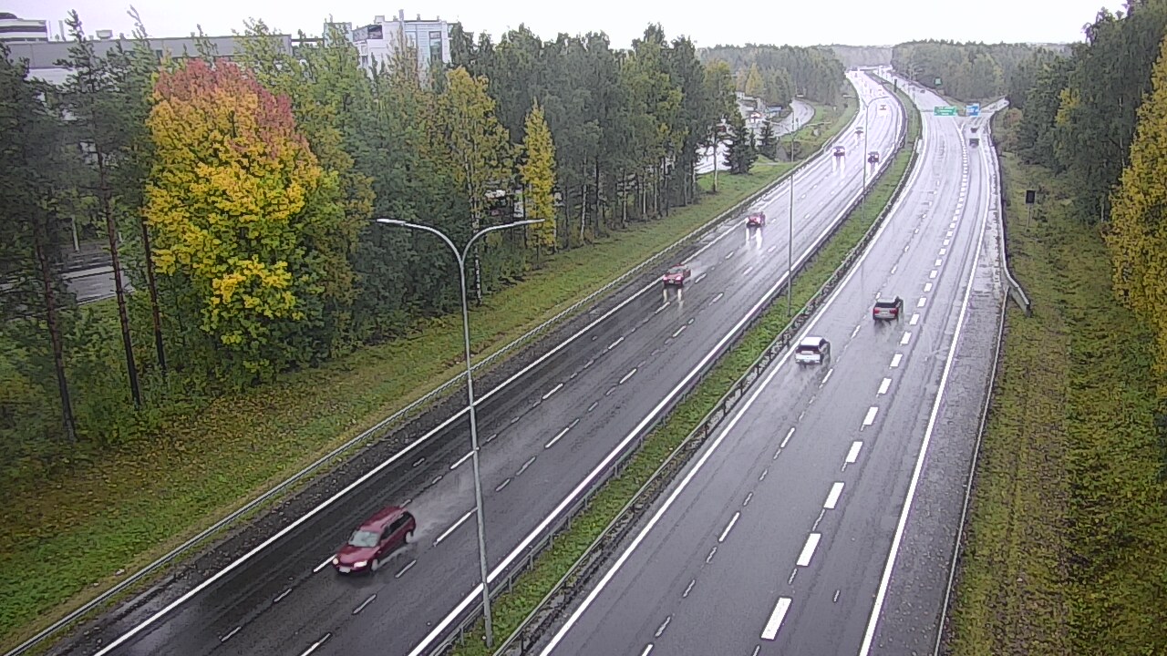 Weather Camera Image Road 4 Oulu, Kontinkangas, Oulu, Pohjois-Pohjanmaa