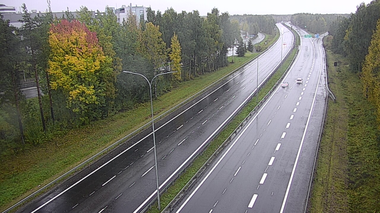 Weather Camera Image Väg 4 Uleåborg, Kontinkangas, Oulu, Pohjois-Pohjanmaa