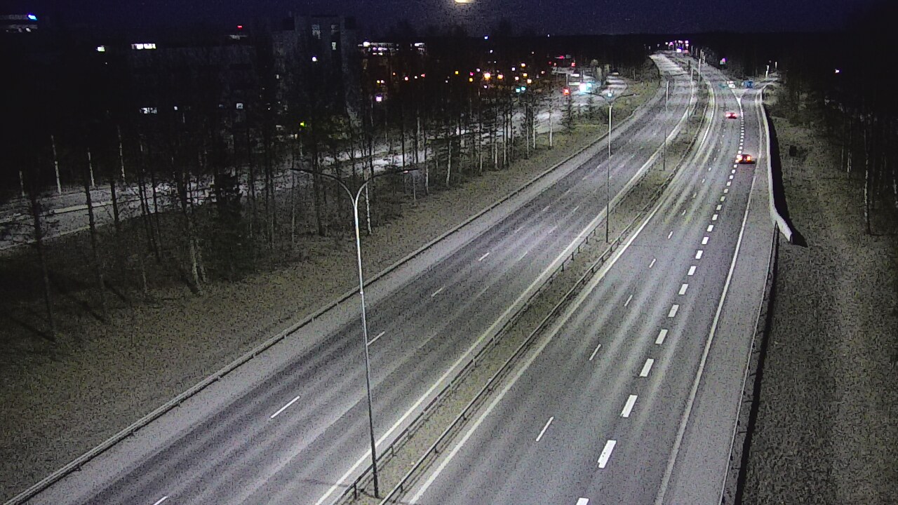 Weather Camera Image Väg 4 Uleåborg, Kontinkangas, Oulu, Pohjois-Pohjanmaa