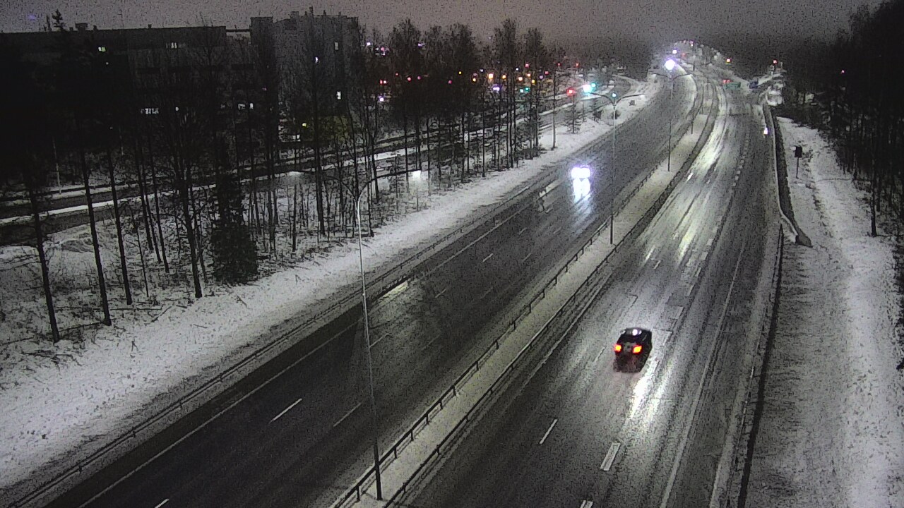 Weather Camera Image Road 4 Oulu, Kontinkangas, Oulu, Pohjois-Pohjanmaa