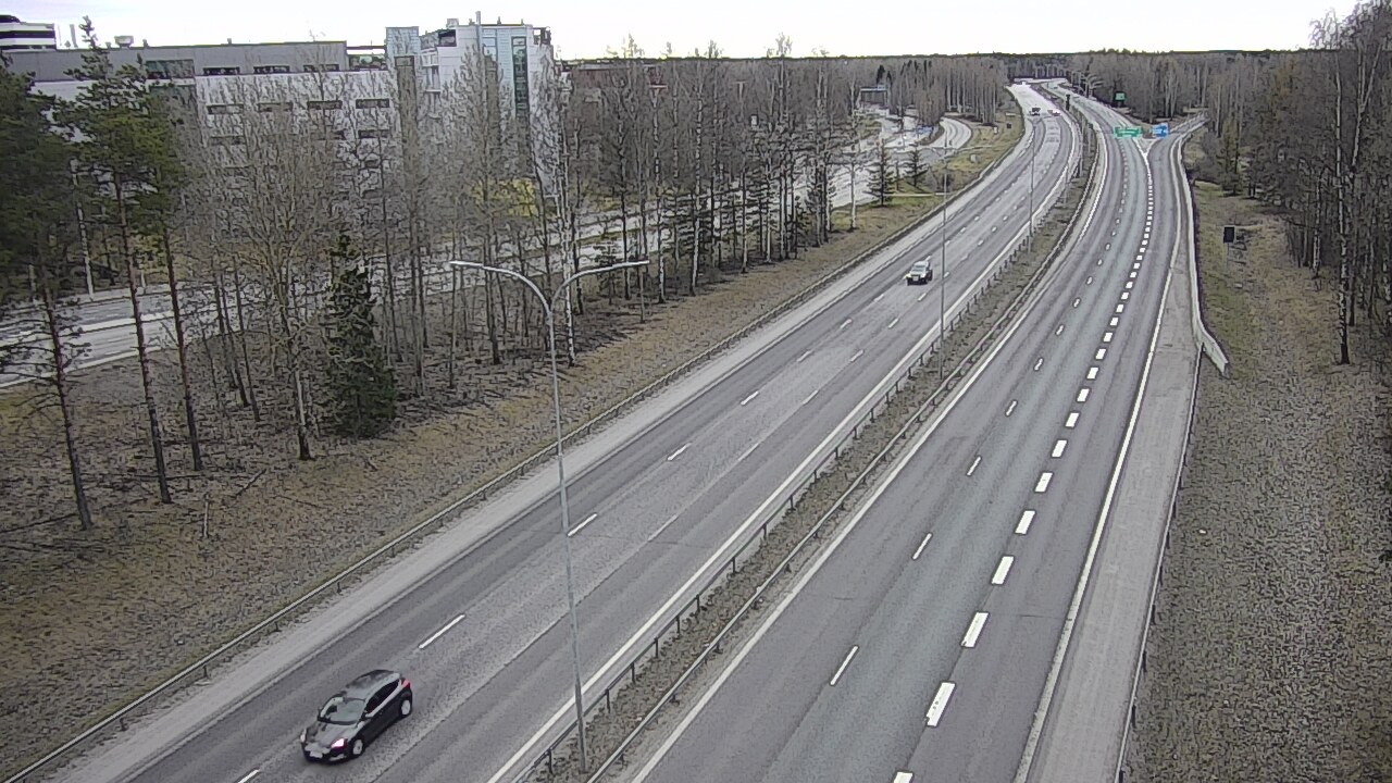 Weather Camera Image Road 4 Oulu, Kontinkangas, Oulu, Pohjois-Pohjanmaa