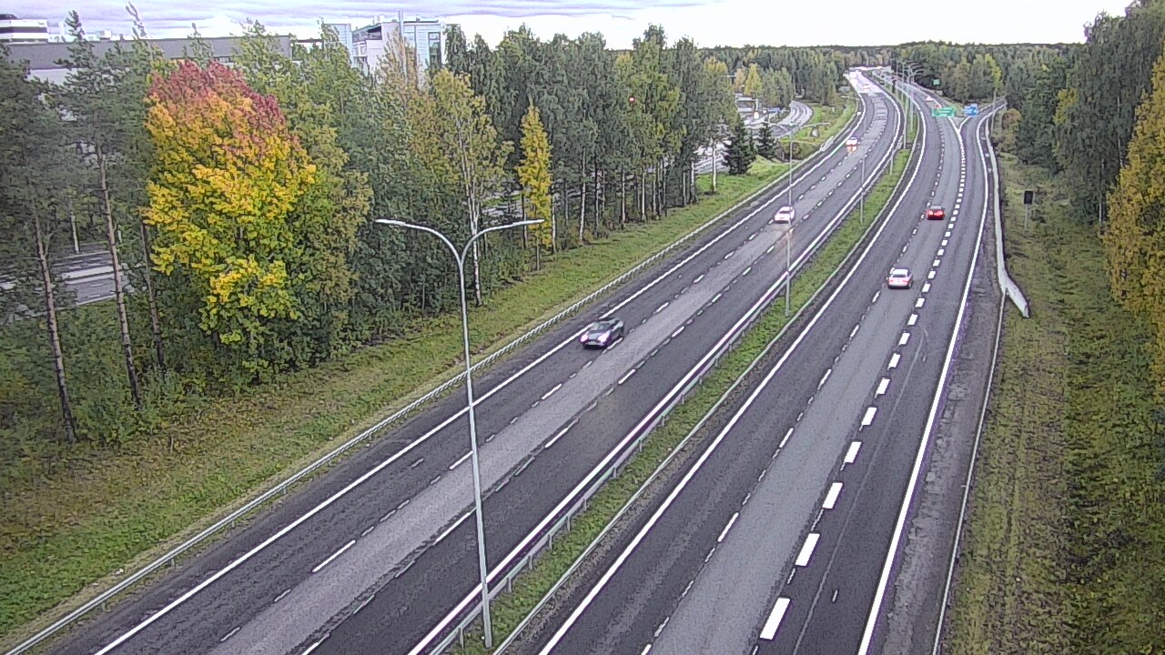 Kelikamerat Kuva Tie 4 Oulu, Kontinkangas, Oulu, Pohjois-Pohjanmaa