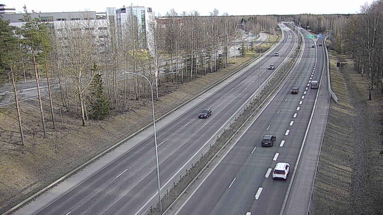 Weather Camera Image Väg 4 Uleåborg, Kontinkangas, Oulu, Pohjois-Pohjanmaa
