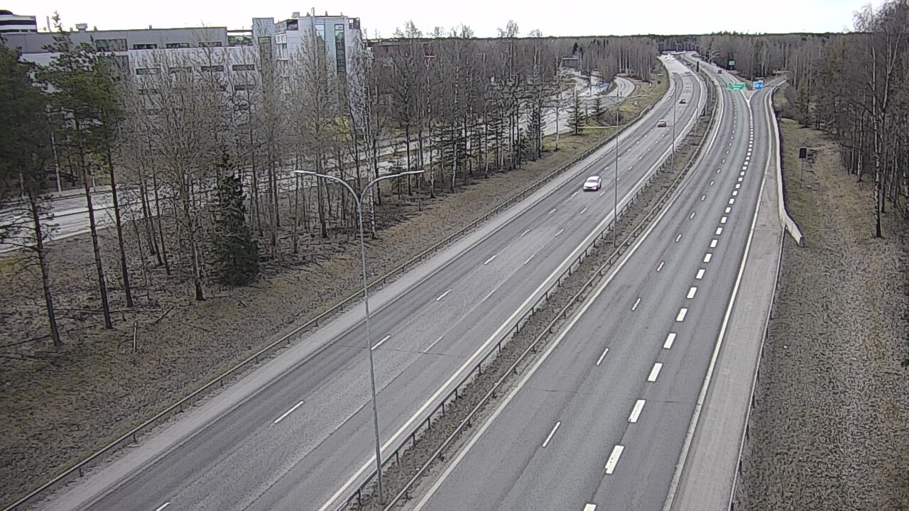 Weather Camera Image Väg 4 Uleåborg, Kontinkangas, Oulu, Pohjois-Pohjanmaa