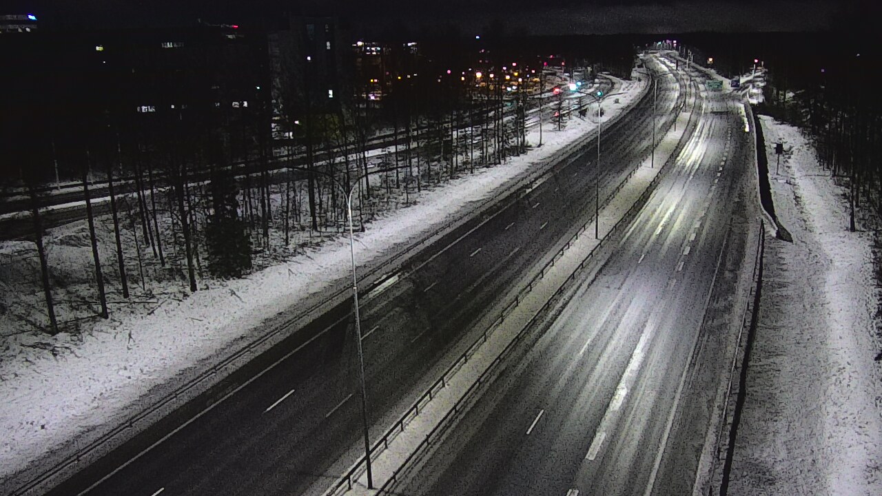 Weather Camera Image Road 4 Oulu, Kontinkangas, Oulu, Pohjois-Pohjanmaa