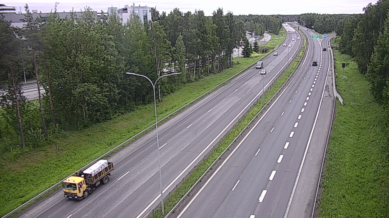 Weather Camera Image Väg 4 Uleåborg, Kontinkangas, Oulu, Pohjois-Pohjanmaa