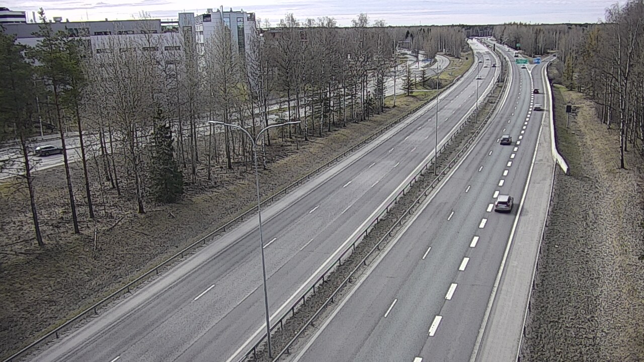 Weather Camera Image Road 4 Oulu, Kontinkangas, Oulu, Pohjois-Pohjanmaa
