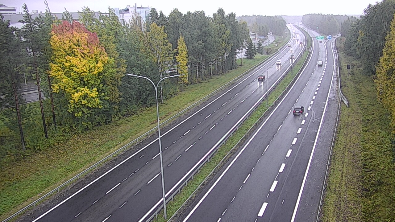 Weather Camera Image Road 4 Oulu, Kontinkangas, Oulu, Pohjois-Pohjanmaa