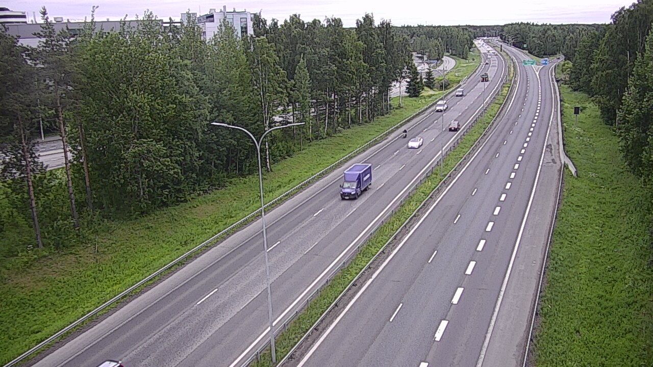 Weather Camera Image Road 4 Oulu, Kontinkangas, Oulu, Pohjois-Pohjanmaa