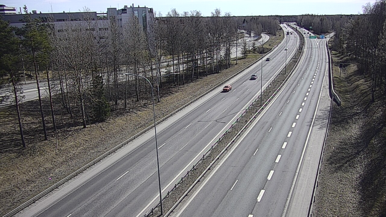 Weather Camera Image Väg 4 Uleåborg, Kontinkangas, Oulu, Pohjois-Pohjanmaa