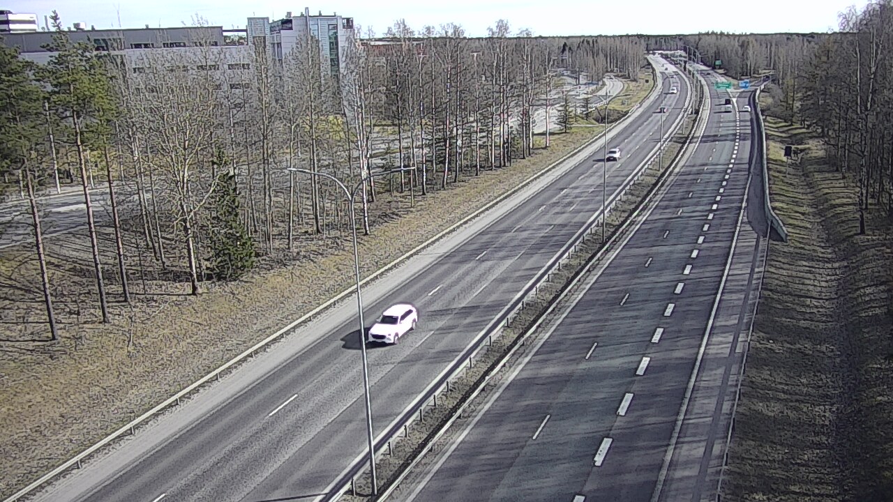 Weather Camera Image Väg 4 Uleåborg, Kontinkangas, Oulu, Pohjois-Pohjanmaa