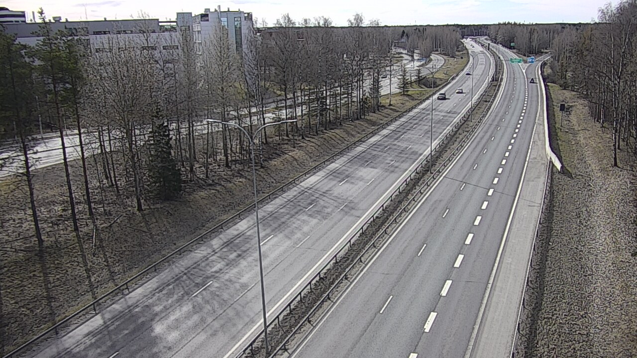 Weather Camera Image Väg 4 Uleåborg, Kontinkangas, Oulu, Pohjois-Pohjanmaa