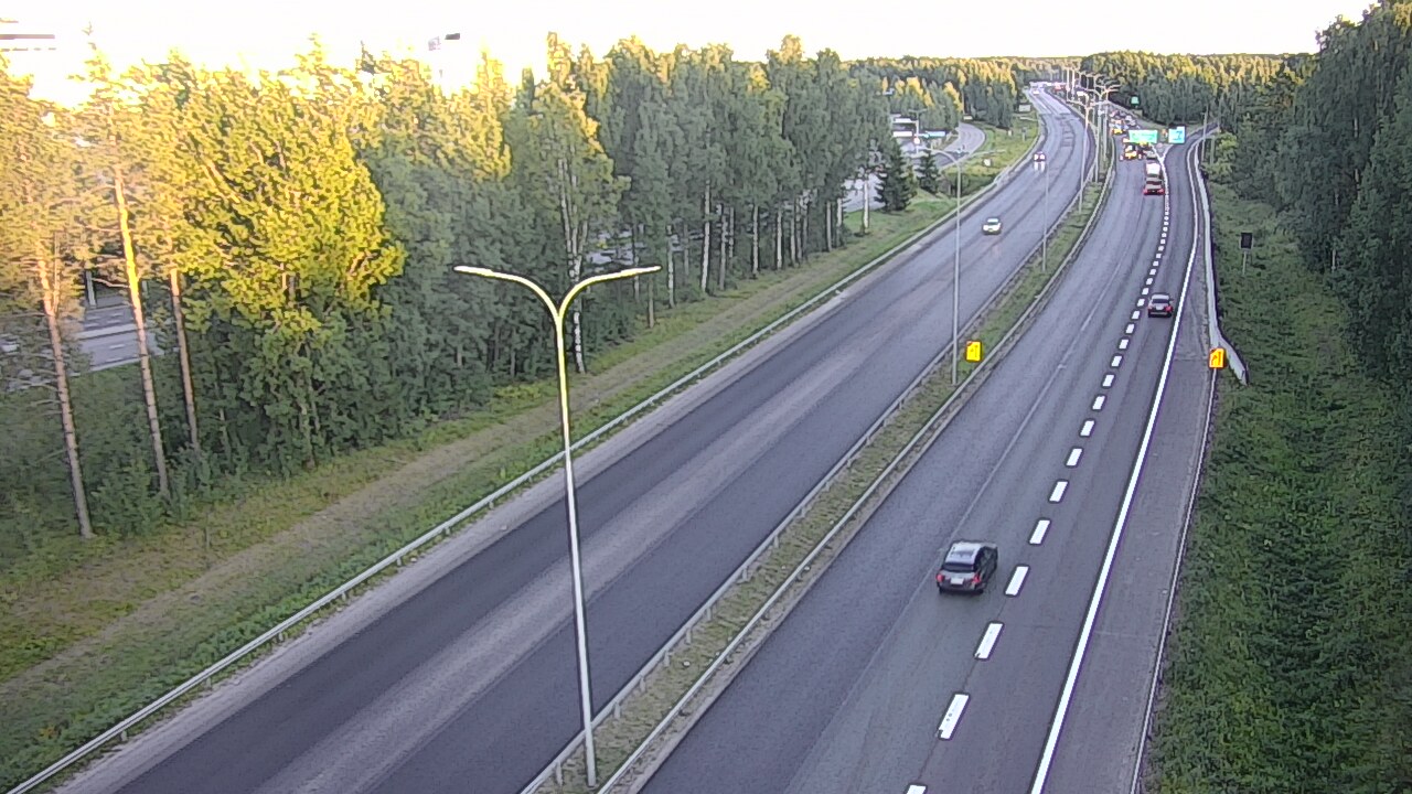 Kelikamerat Kuva Tie 4 Oulu, Kontinkangas, Oulu, Pohjois-Pohjanmaa