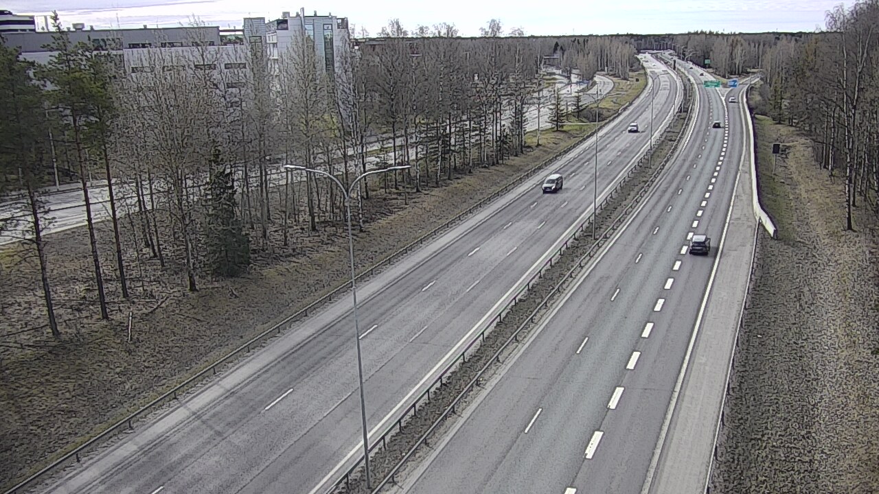 Weather Camera Image Road 4 Oulu, Kontinkangas, Oulu, Pohjois-Pohjanmaa
