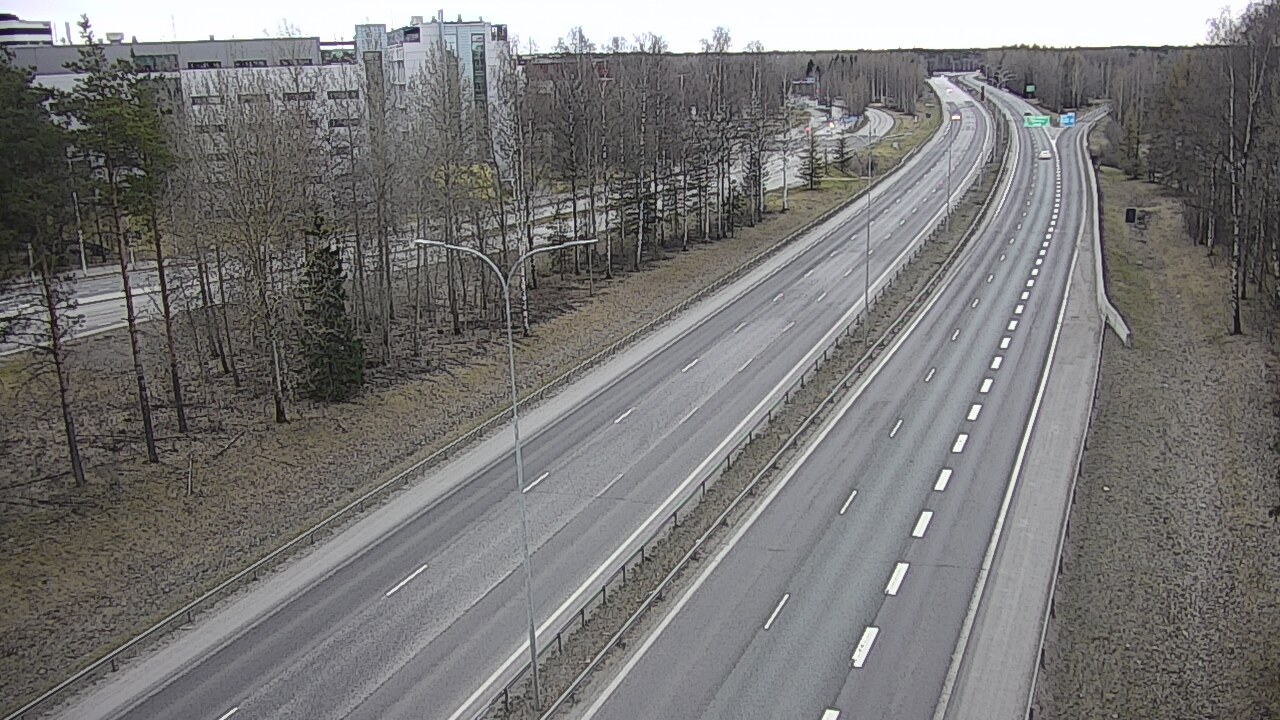 Weather Camera Image Road 4 Oulu, Kontinkangas, Oulu, Pohjois-Pohjanmaa