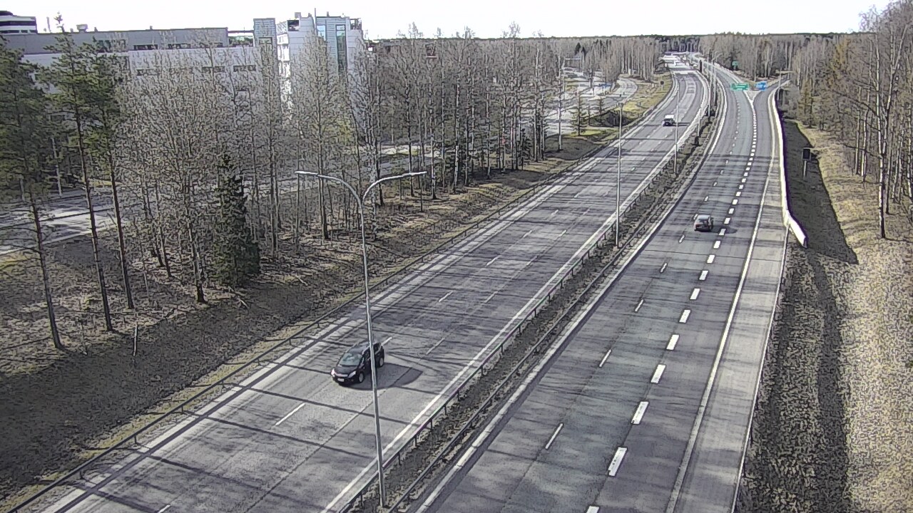 Weather Camera Image Väg 4 Uleåborg, Kontinkangas, Oulu, Pohjois-Pohjanmaa