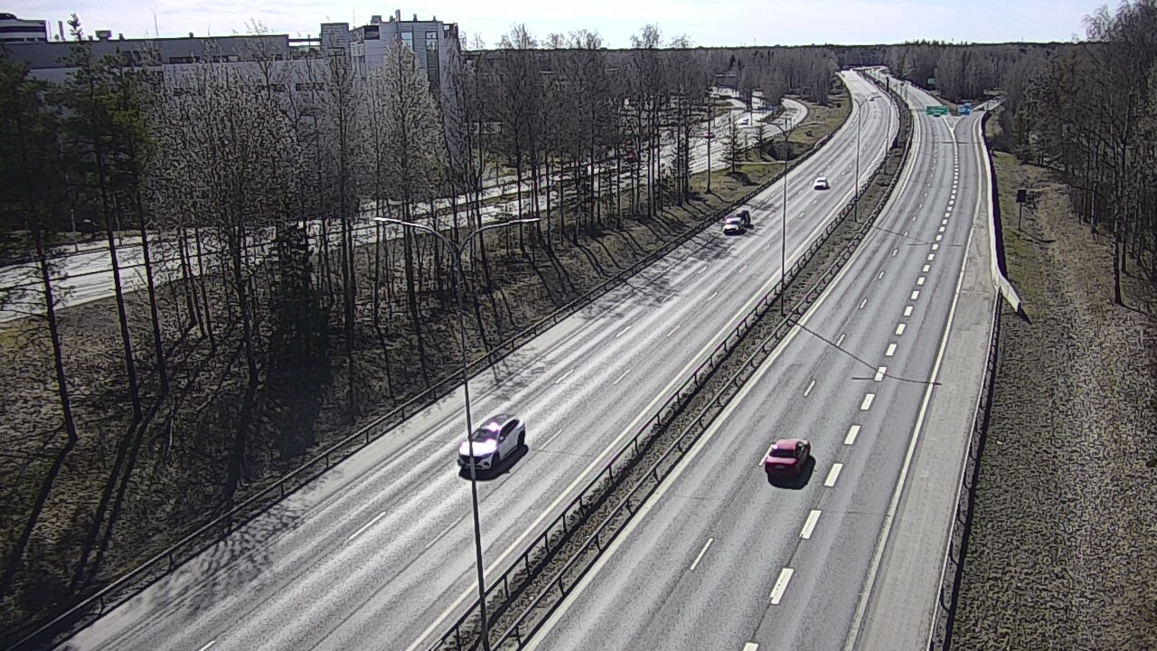 Weather Camera Image Väg 4 Uleåborg, Kontinkangas, Oulu, Pohjois-Pohjanmaa
