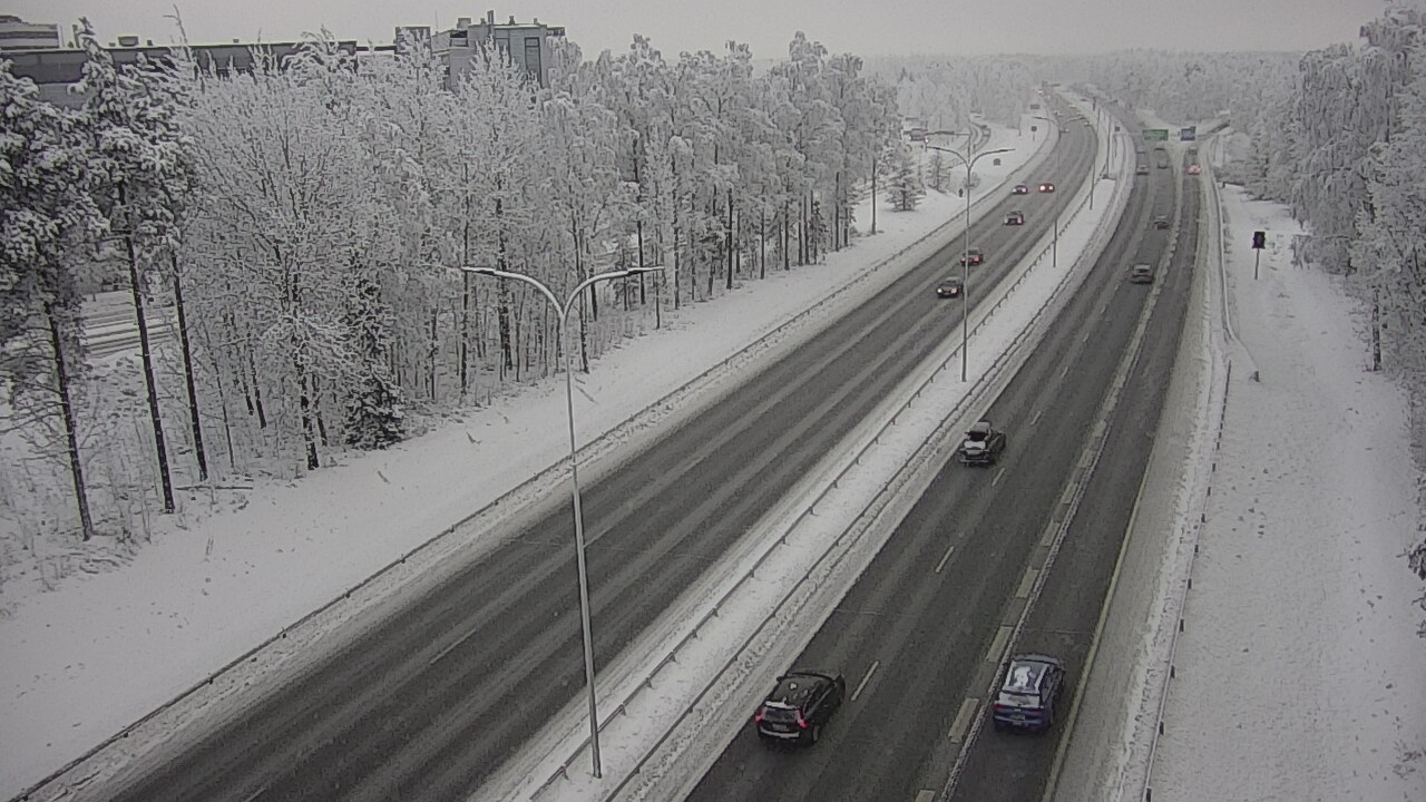 Weather Camera Image Road 4 Oulu, Kontinkangas, Oulu, Pohjois-Pohjanmaa