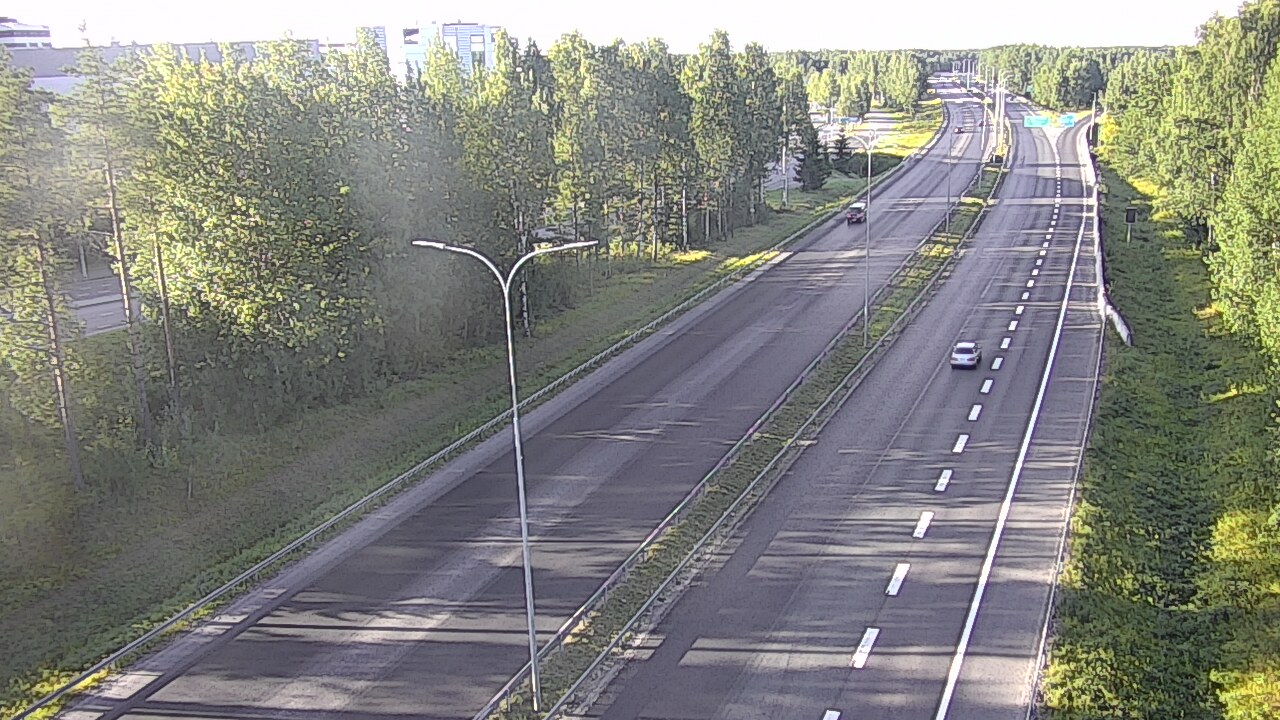 Weather Camera Image Road 4 Oulu, Kontinkangas, Oulu, Pohjois-Pohjanmaa