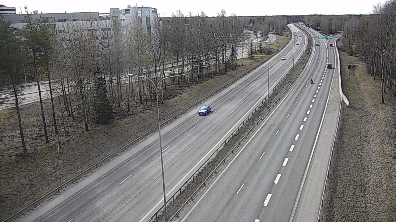Weather Camera Image Road 4 Oulu, Kontinkangas, Oulu, Pohjois-Pohjanmaa
