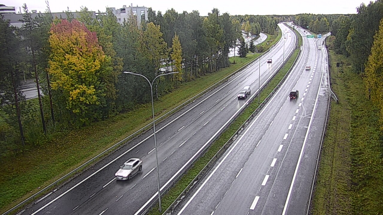 Weather Camera Image Road 4 Oulu, Kontinkangas, Oulu, Pohjois-Pohjanmaa