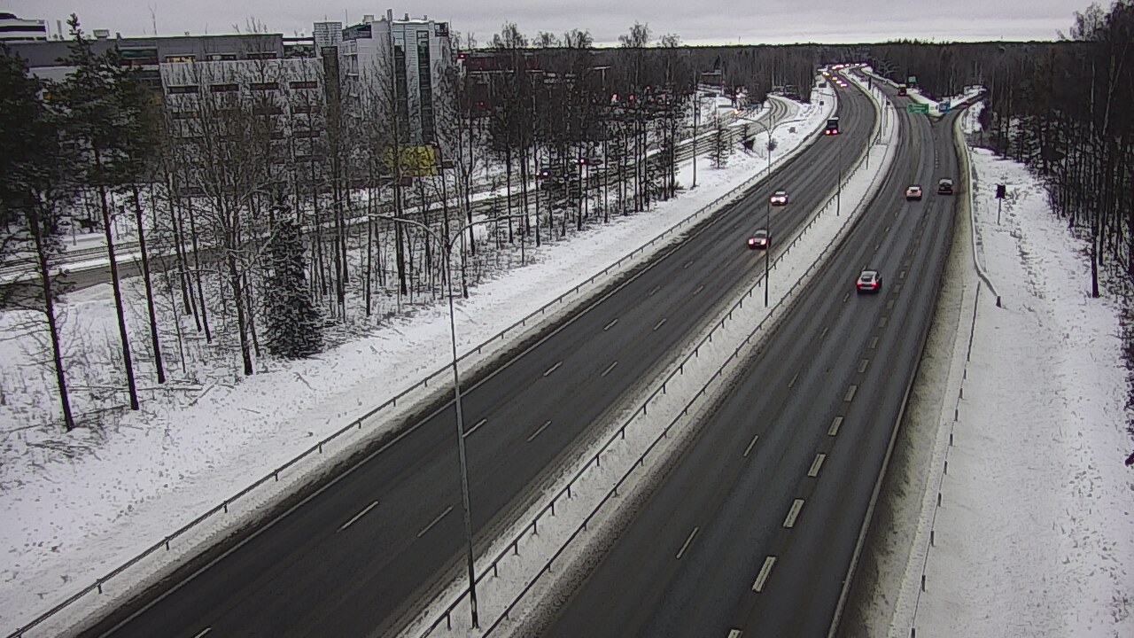 Weather Camera Image Road 4 Oulu, Kontinkangas, Oulu, Pohjois-Pohjanmaa