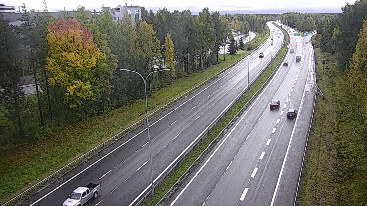 Weather Camera Image Road 4 Oulu, Kontinkangas, Oulu, Pohjois-Pohjanmaa