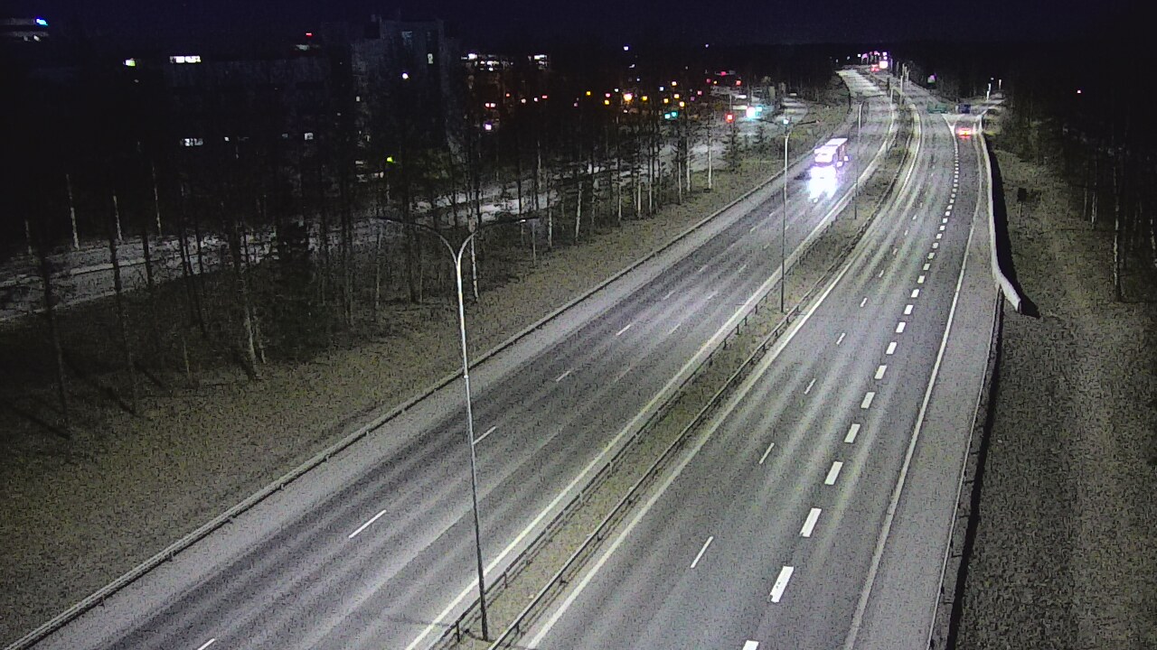 Weather Camera Image Väg 4 Uleåborg, Kontinkangas, Oulu, Pohjois-Pohjanmaa