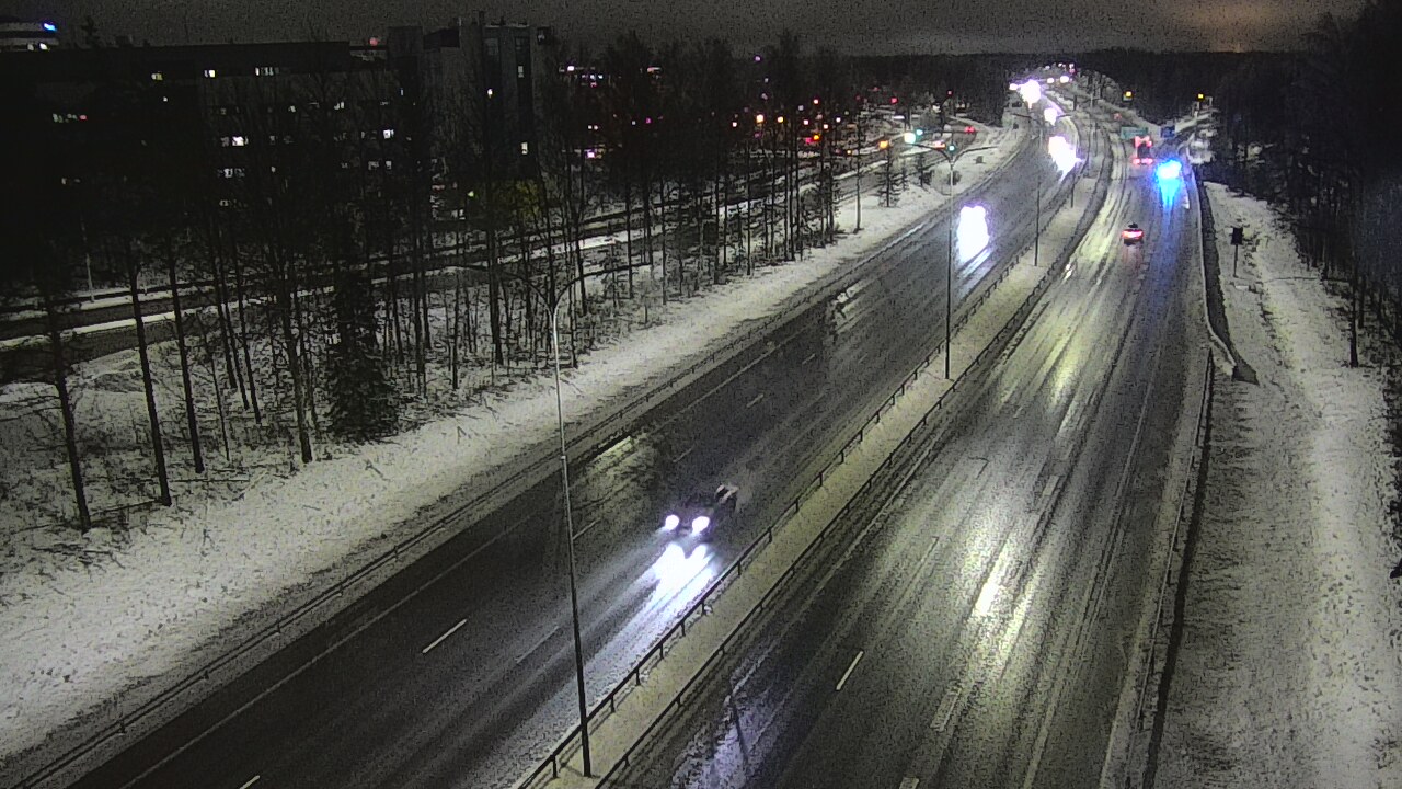 Weather Camera Image Road 4 Oulu, Kontinkangas, Oulu, Pohjois-Pohjanmaa