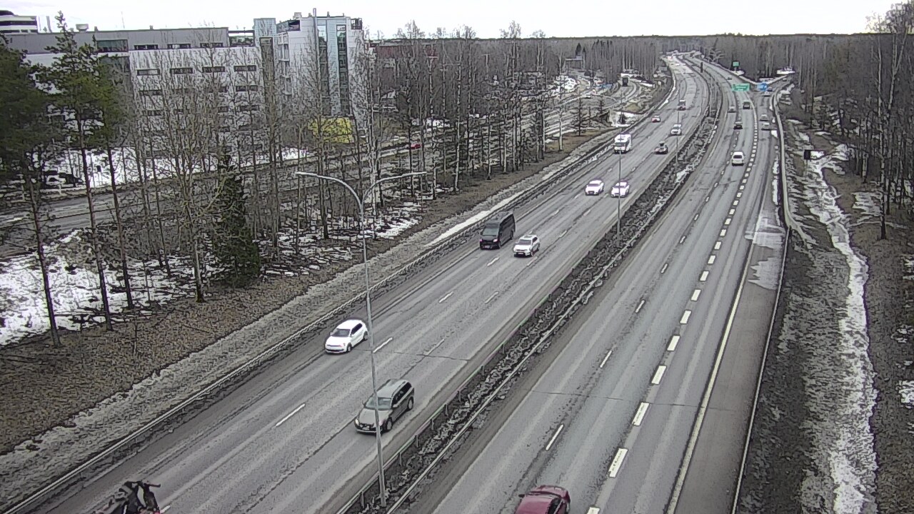 Weather Camera Image Road 4 Oulu, Kontinkangas, Oulu, Pohjois-Pohjanmaa