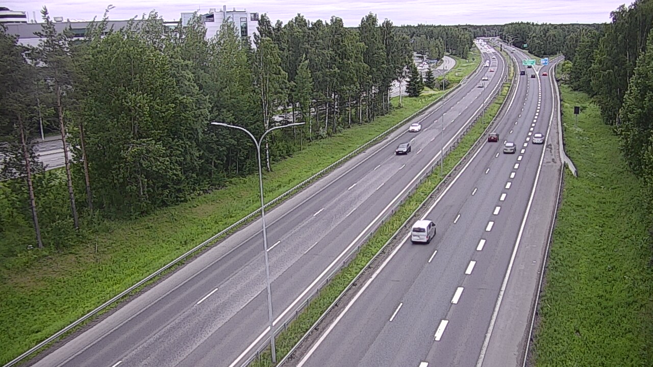 Weather Camera Image Road 4 Oulu, Kontinkangas, Oulu, Pohjois-Pohjanmaa