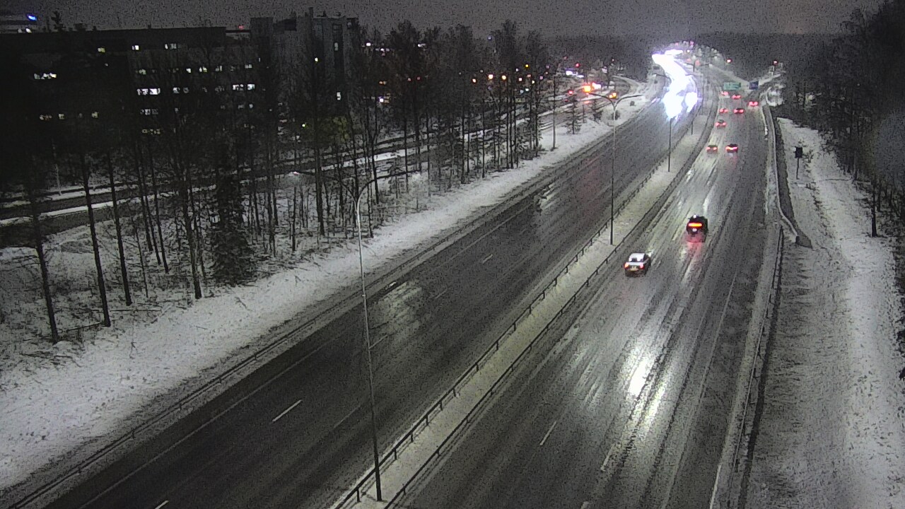 Weather Camera Image Road 4 Oulu, Kontinkangas, Oulu, Pohjois-Pohjanmaa