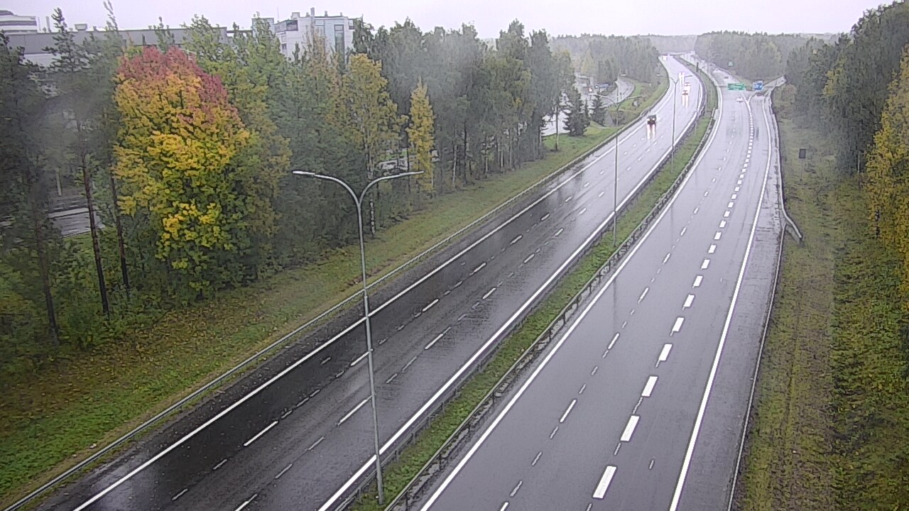 Weather Camera Image Väg 4 Uleåborg, Kontinkangas, Oulu, Pohjois-Pohjanmaa