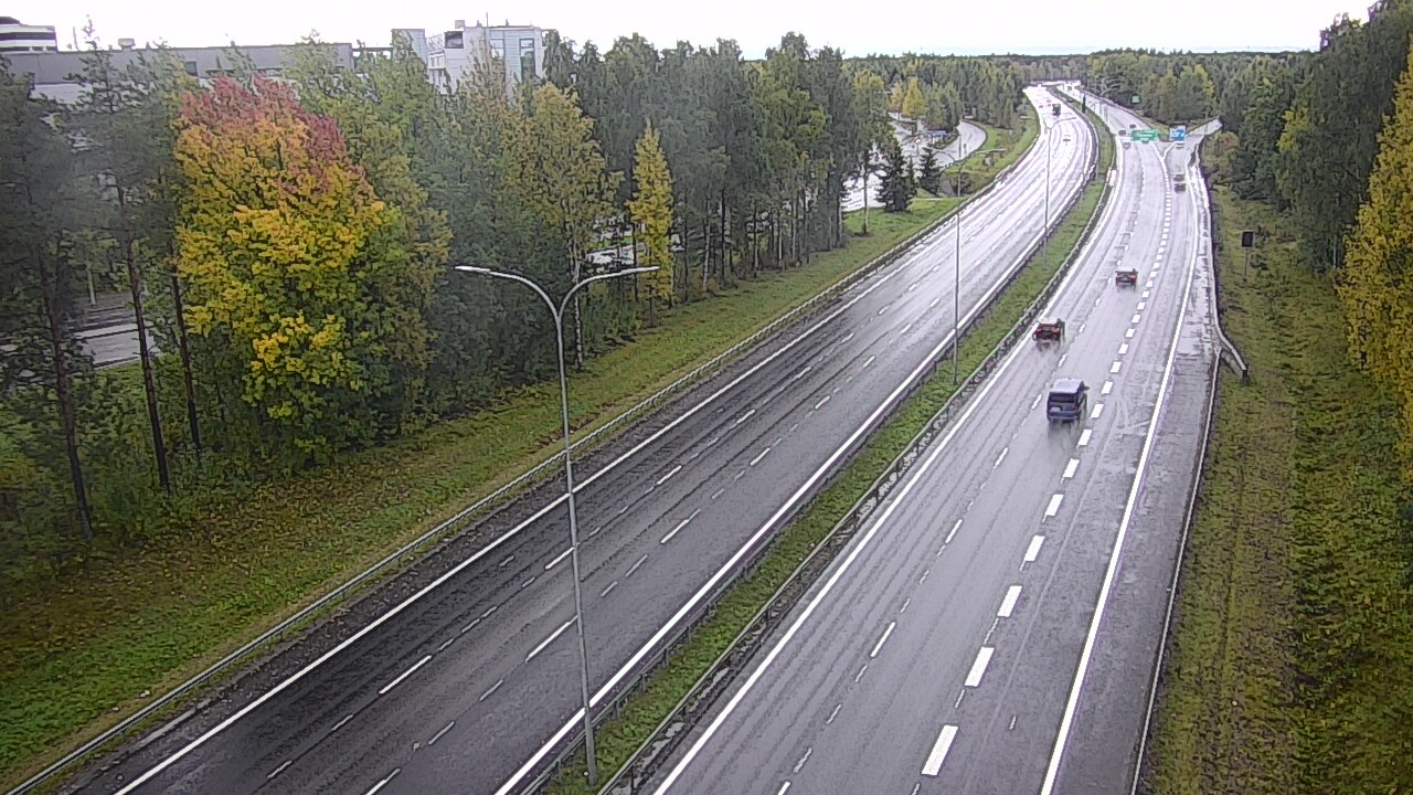 Weather Camera Image Road 4 Oulu, Kontinkangas, Oulu, Pohjois-Pohjanmaa