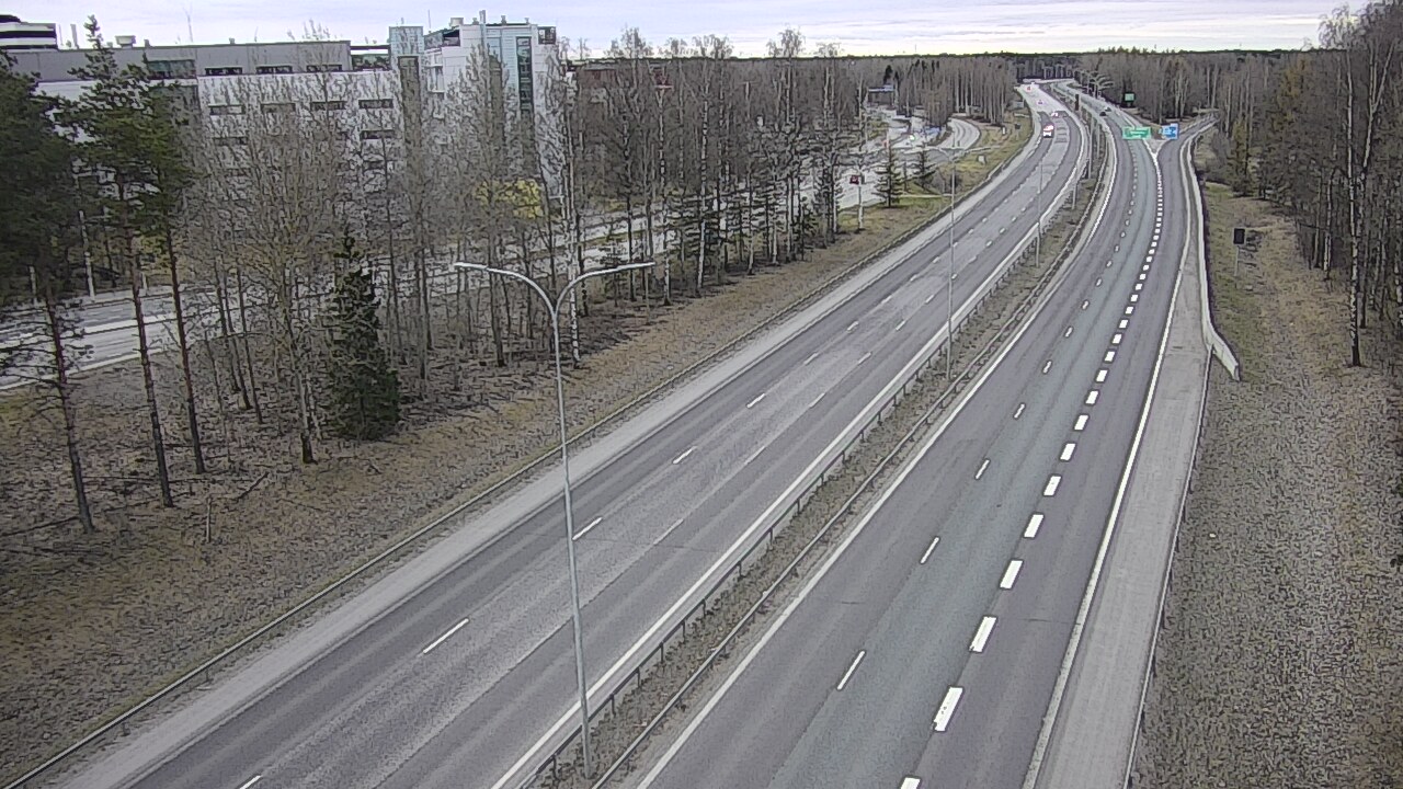 Weather Camera Image Road 4 Oulu, Kontinkangas, Oulu, Pohjois-Pohjanmaa